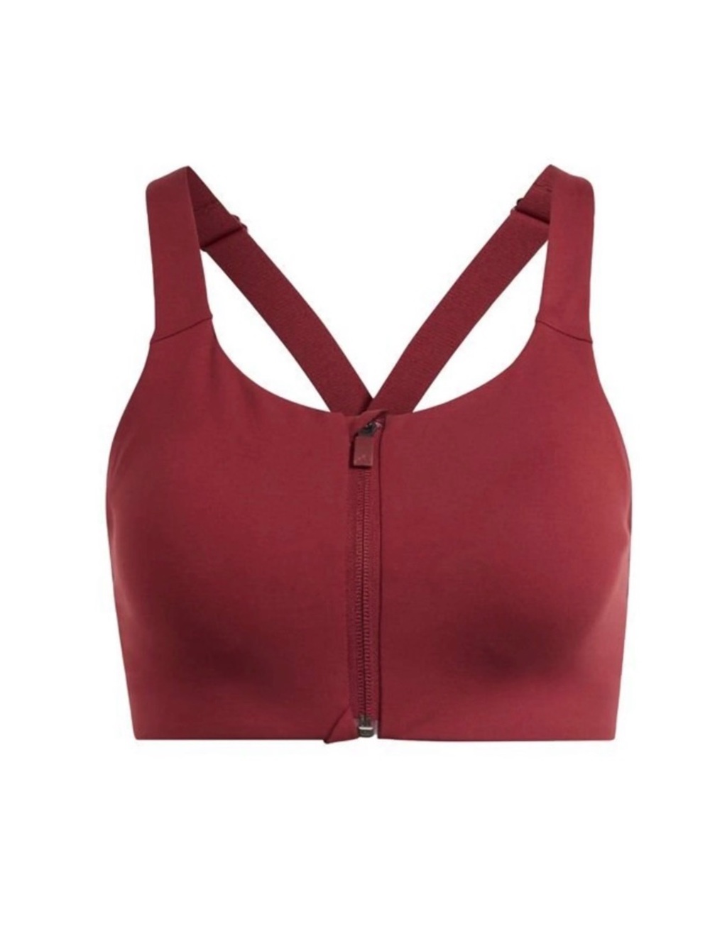 knix Front-Zip Sports Bra in Fuchsia
